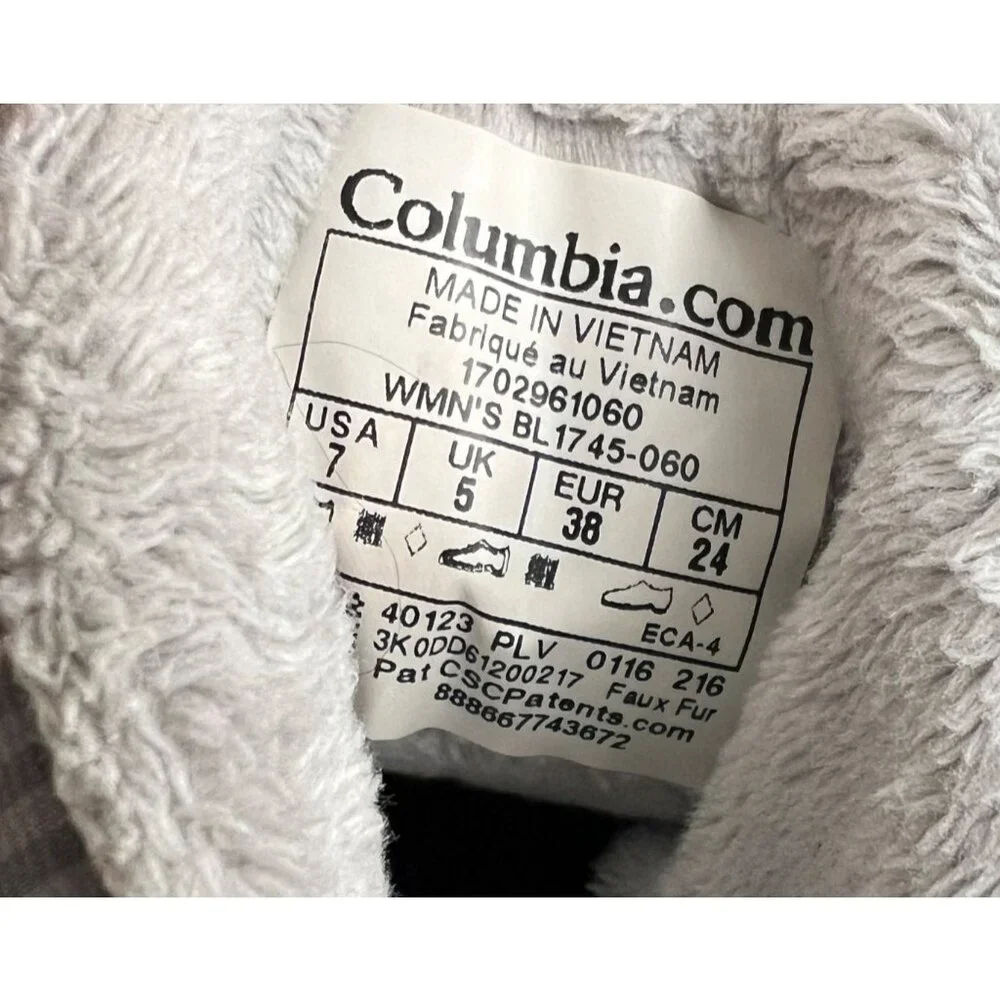 Columbia Loveland Shorty Omni-Heat Snow  Boots‎ in a grey w/red Size 7 M